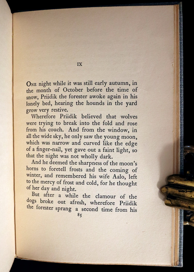 1930 Scarce First Edition on Werewolves - The Wolf's Bride: A Tale From Estonia by Aino Kallas.