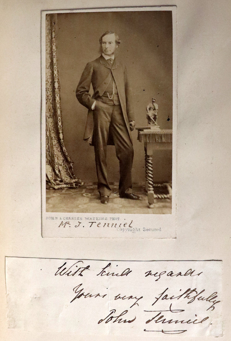 1883 Rare with John Tenniel Signature - Alice's Adventures in Wonderland by Lewis Carroll.