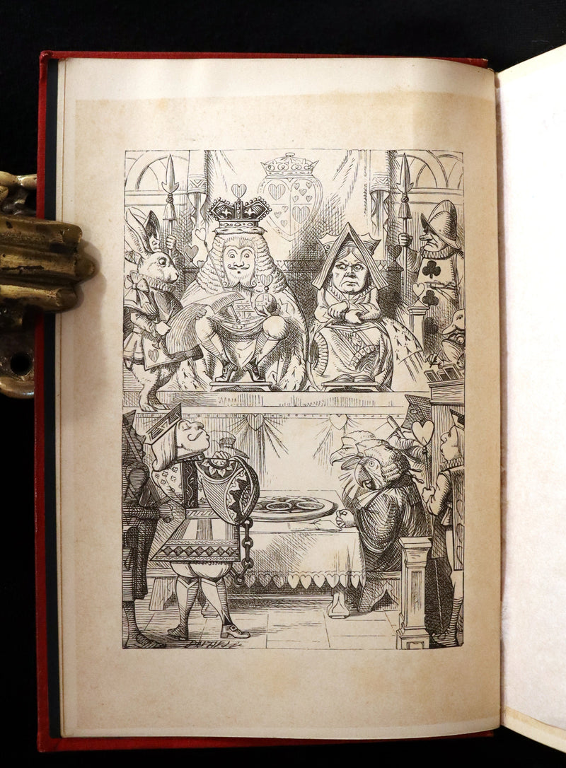1883 Rare with John Tenniel Signature - Alice's Adventures in Wonderland by Lewis Carroll.