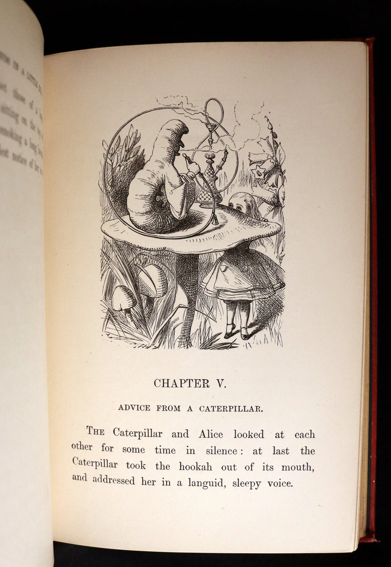 1883 Rare with John Tenniel Signature - Alice's Adventures in Wonderland by Lewis Carroll.