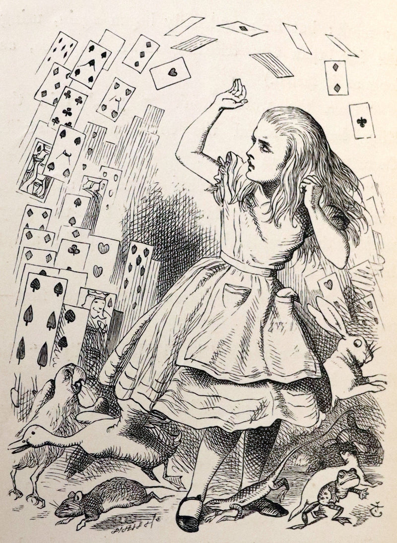 1883 Rare with John Tenniel Signature - Alice's Adventures in Wonderland by Lewis Carroll.
