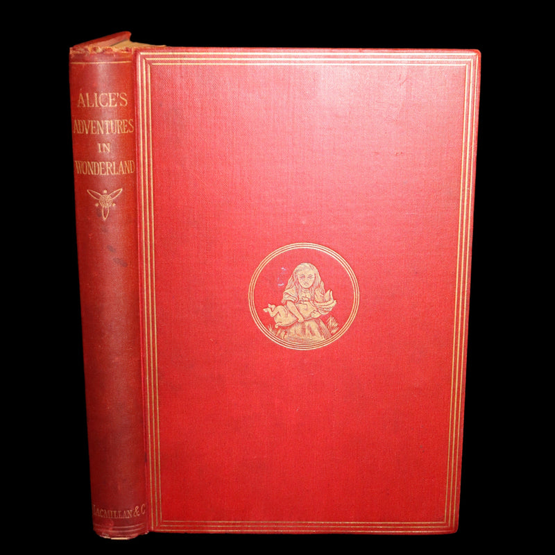 1883 Rare with John Tenniel Signature - Alice's Adventures in Wonderland by Lewis Carroll.
