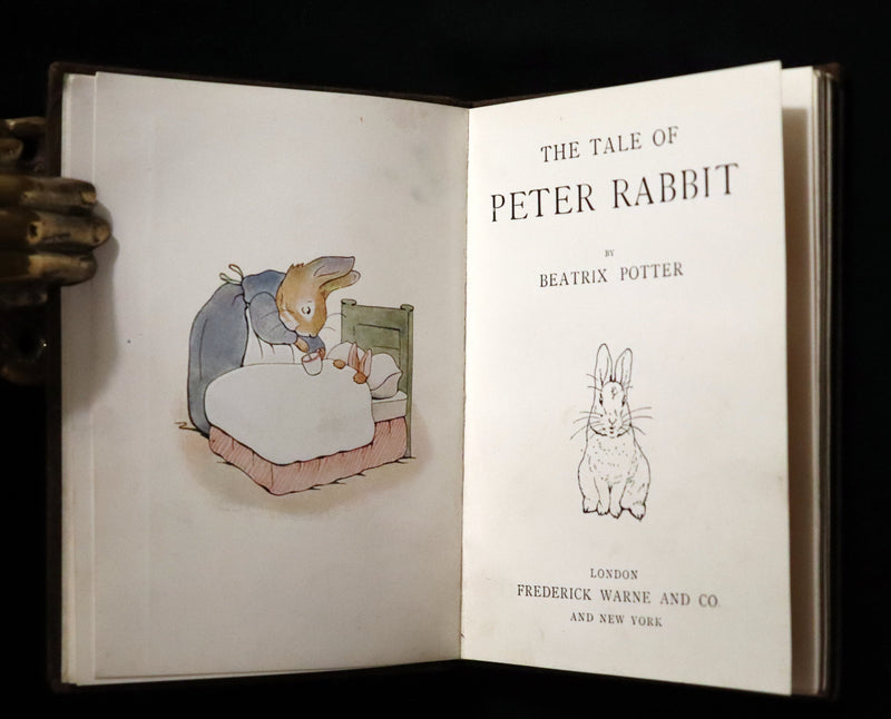 1904 Rare Early Printing - The Tale of Peter Rabbit illustrated by Beatrix Potter.