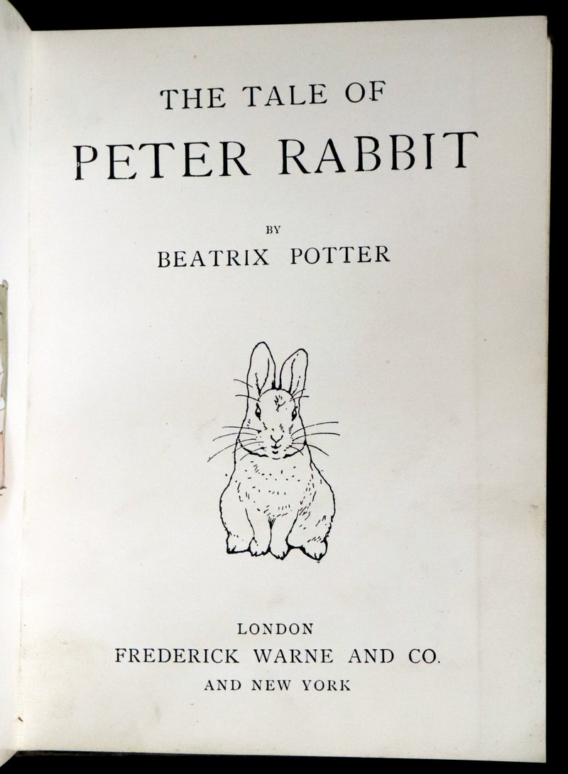 1904 Rare Early Printing - The Tale of Peter Rabbit illustrated by Beatrix Potter.