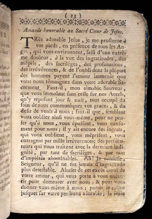 1776 First Book printed in Montreal - Mesplet Reglement de la Confrerie de l'Adoration Perpetuelle du S Sacrement et de la Bonne Mort.