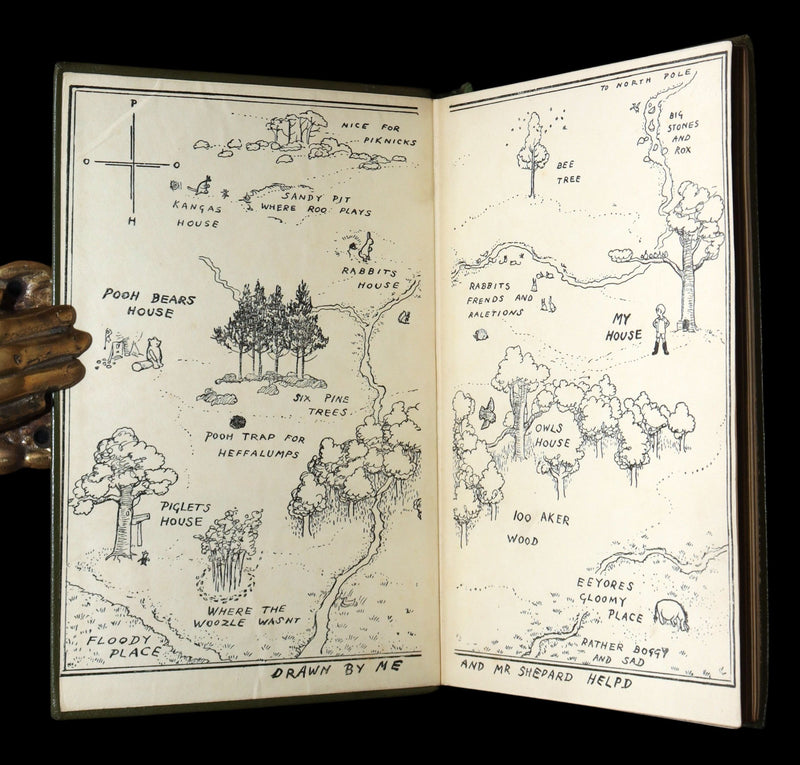 1926 First Deluxe Edition - Winnie-The-Pooh by A. A. Milne and E. H. Shepard