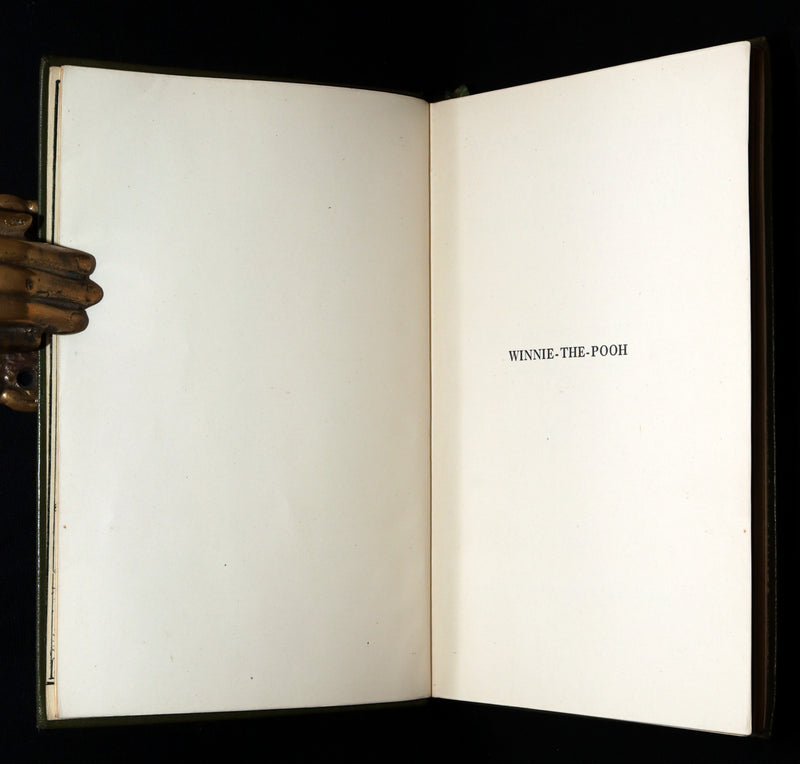 1926 First Deluxe Edition - Winnie-The-Pooh by A. A. Milne and E. H. Shepard