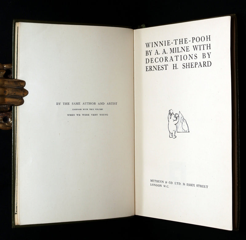 1926 First Deluxe Edition - Winnie-The-Pooh by A. A. Milne and E. H. Shepard