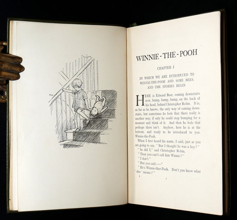 1926 First Deluxe Edition - Winnie-The-Pooh by A. A. Milne and E. H. Shepard