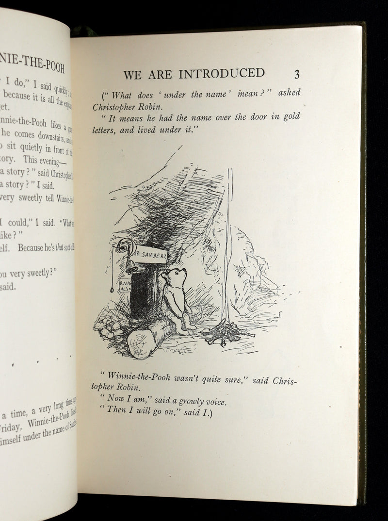 1926 First Deluxe Edition - Winnie-The-Pooh by A. A. Milne and E. H. Shepard