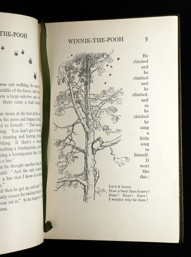 1926 First Deluxe Edition - Winnie-The-Pooh by A. A. Milne and E. H. Shepard