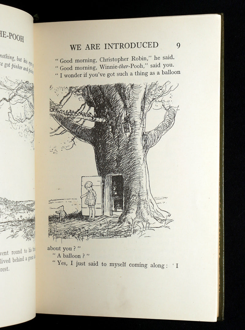 1926 First Deluxe Edition - Winnie-The-Pooh by A. A. Milne and E. H. Shepard