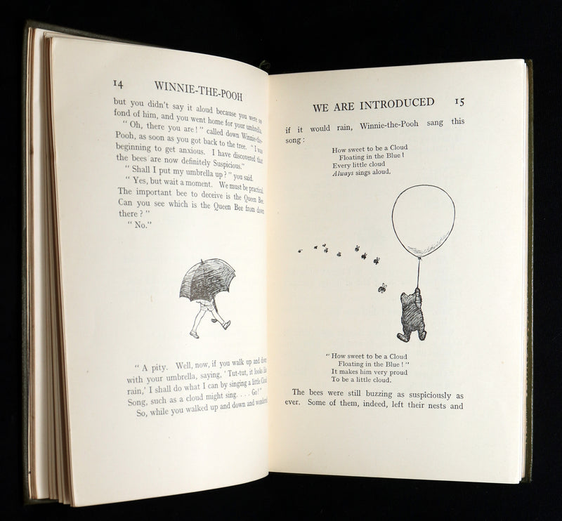 1926 First Deluxe Edition - Winnie-The-Pooh by A. A. Milne and E. H. Shepard