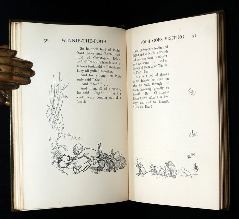 1926 First Deluxe Edition - Winnie-The-Pooh by A. A. Milne and E. H. Shepard