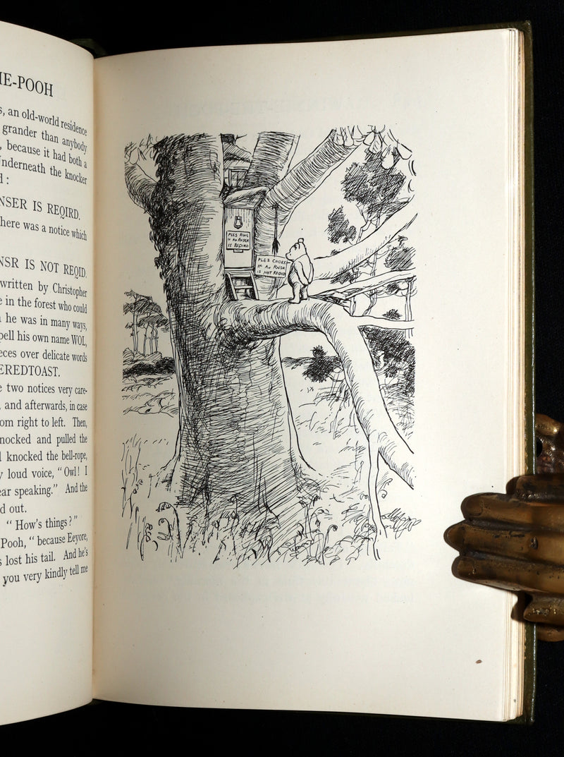 1926 First Deluxe Edition - Winnie-The-Pooh by A. A. Milne and E. H. Shepard