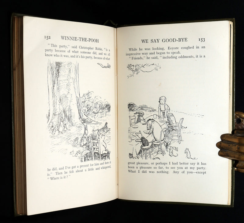 1926 First Deluxe Edition - Winnie-The-Pooh by A. A. Milne and E. H. Shepard