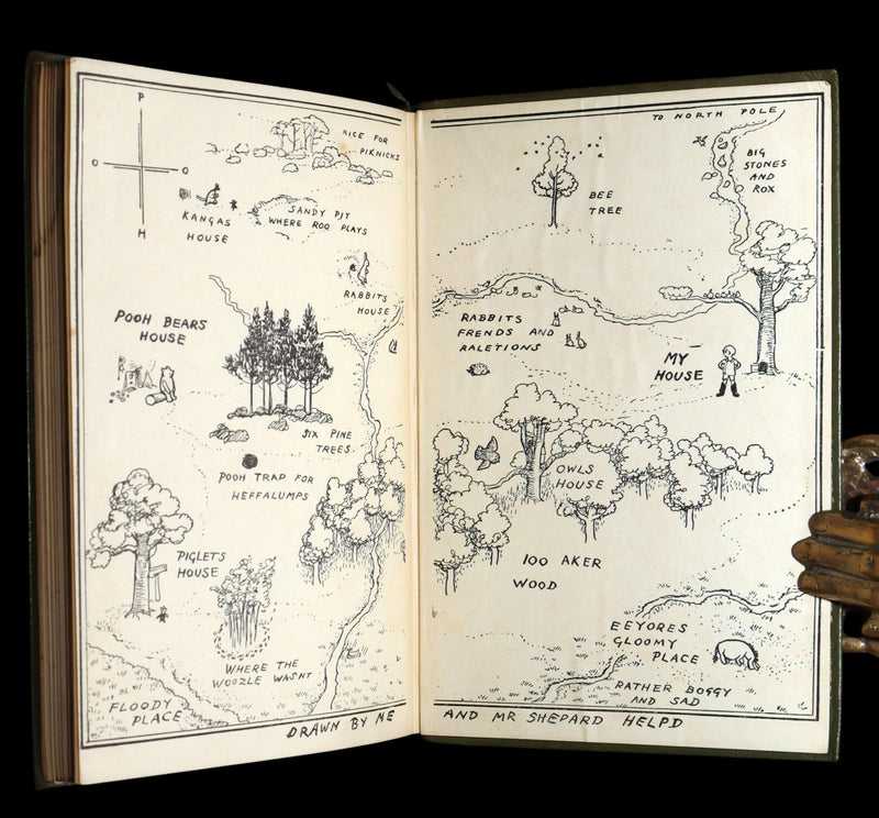 1926 First Deluxe Edition - Winnie-The-Pooh by A. A. Milne and E. H. Shepard