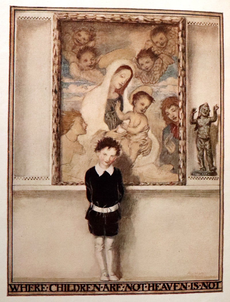 1918 Rare First Edition - The Springtide of Life, Poems of Childhood illustrated by Arthur Rackham.