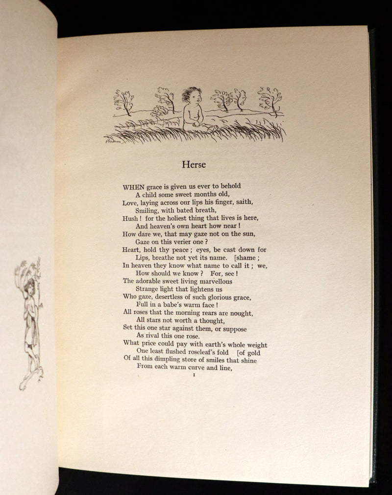 1918 Rare First Edition - The Springtide of Life, Poems of Childhood illustrated by Arthur Rackham.