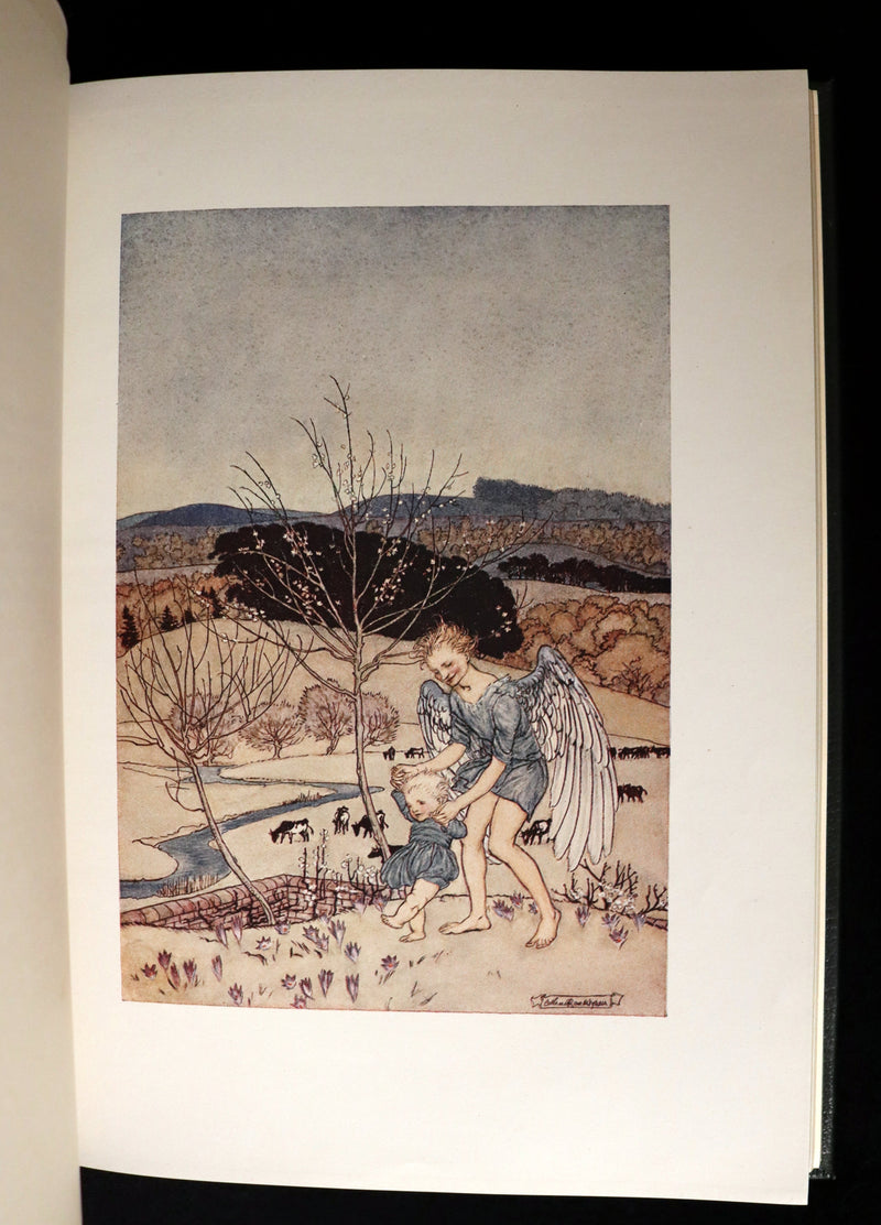 1918 Rare First Edition - The Springtide of Life, Poems of Childhood illustrated by Arthur Rackham.