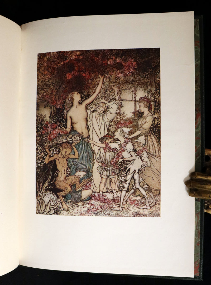 1918 Rare First Edition - The Springtide of Life, Poems of Childhood illustrated by Arthur Rackham.