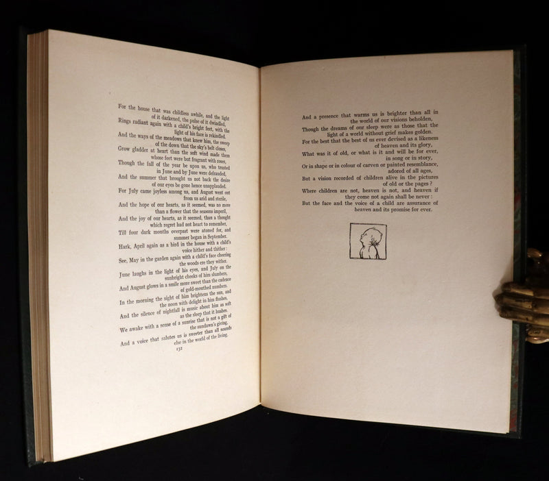 1918 Rare First Edition - The Springtide of Life, Poems of Childhood illustrated by Arthur Rackham.