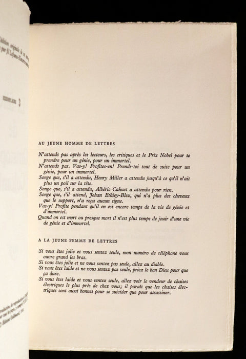 1969 Scarce Limited First French Edition - La Fille de Christophe Colomb by Rejean Ducharme.