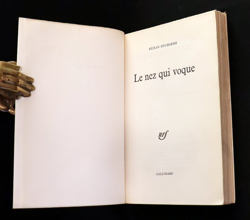 1967 Scarce Limited First French Edition - Le Nez qui Voque by Réjean Ducharme. #7/35.