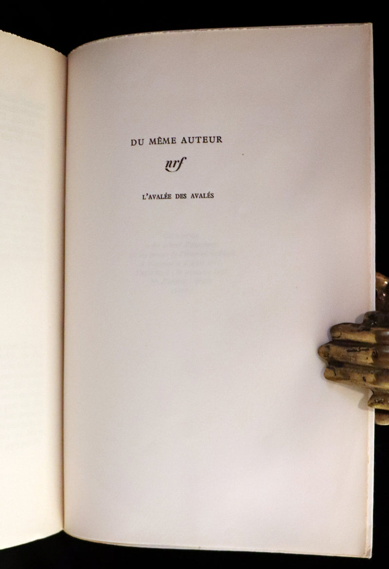 1967 Scarce Limited First French Edition - Le Nez qui Voque by Réjean Ducharme. #7/35.