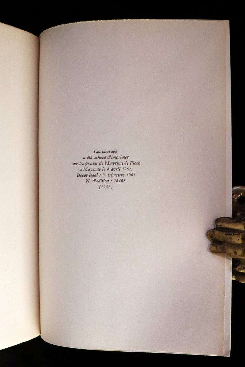 1967 Scarce Limited First French Edition - Le Nez qui Voque by Réjean Ducharme. #7/35.