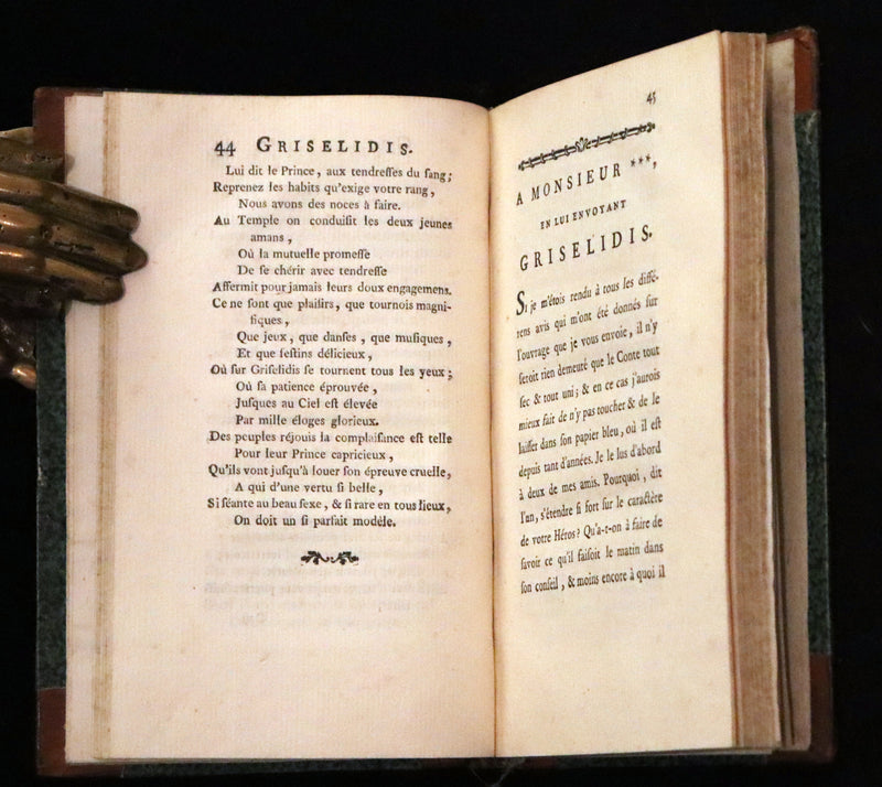 1781 Scarce French early Fairy Tales ~ Griselidis, Peau d’Ane and Contes by Perrault.