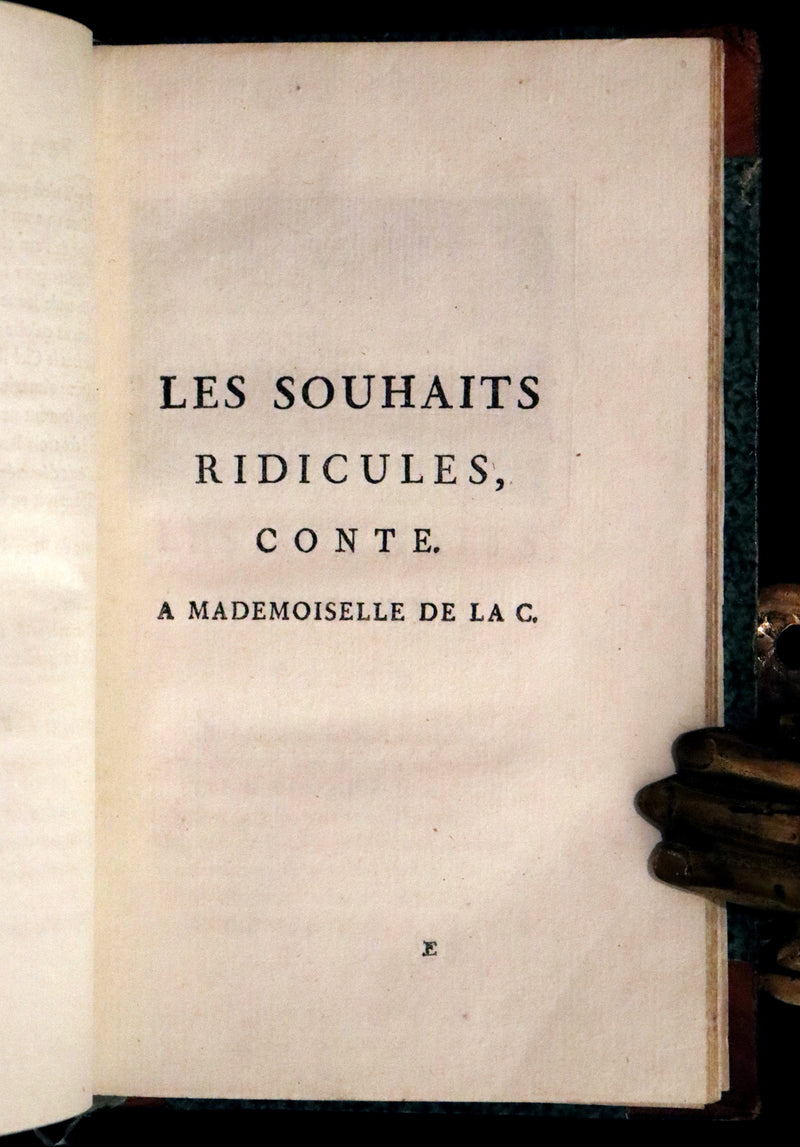 1781 Scarce French early Fairy Tales ~ Griselidis, Peau d’Ane and Contes by Perrault.