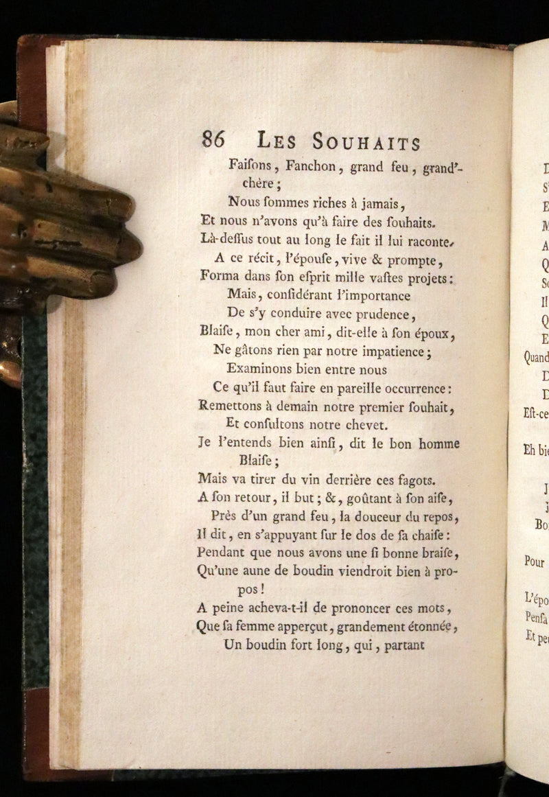 1781 Scarce French early Fairy Tales ~ Griselidis, Peau d’Ane and Contes by Perrault.