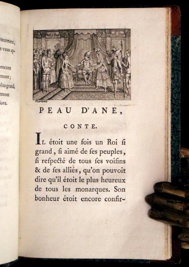 1781 Scarce French early Fairy Tales ~ Griselidis, Peau d’Ane and Contes by Perrault.