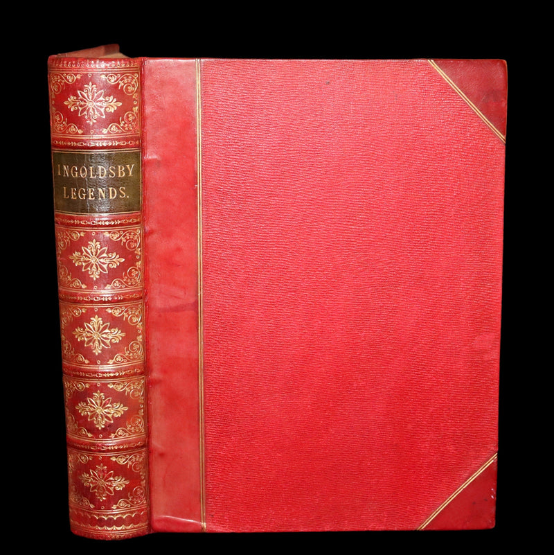 1870 Beautiful Binding - INGOLDSBY LEGENDS Illustrated by Cruikshank, Leech and Tenniel.