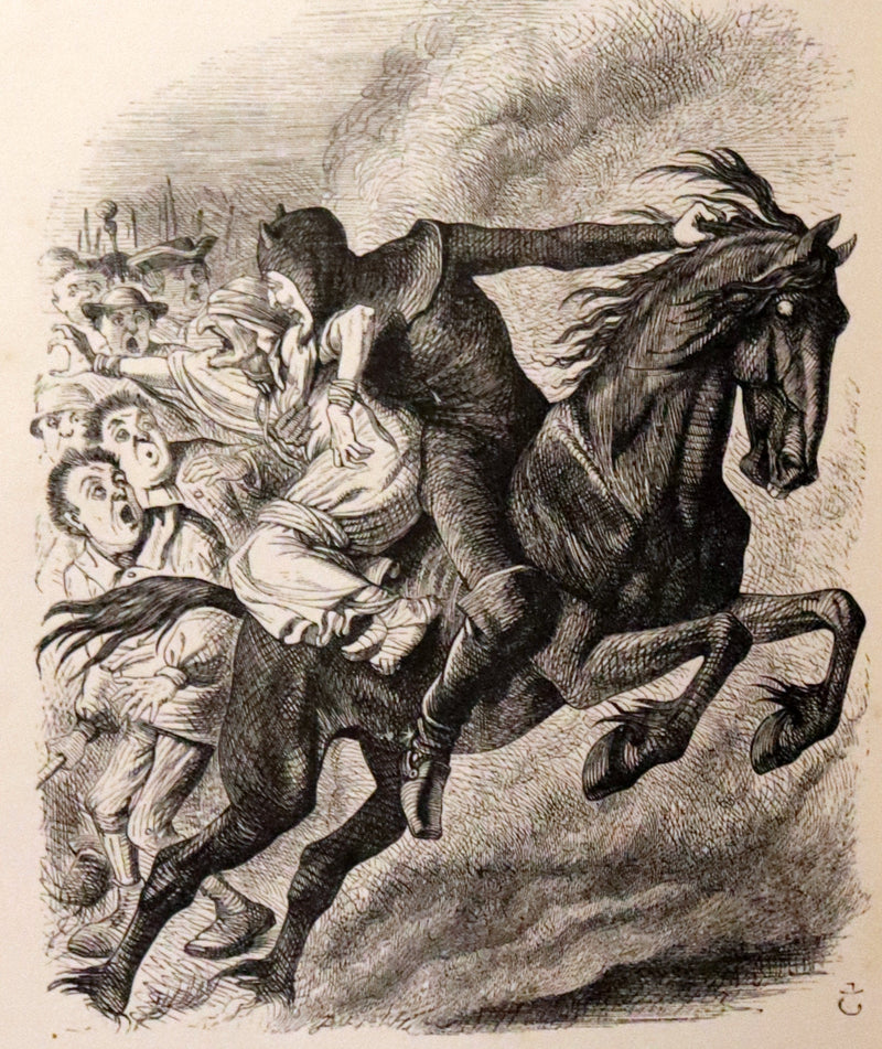 1870 Beautiful Binding - INGOLDSBY LEGENDS Illustrated by Cruikshank, Leech and Tenniel.