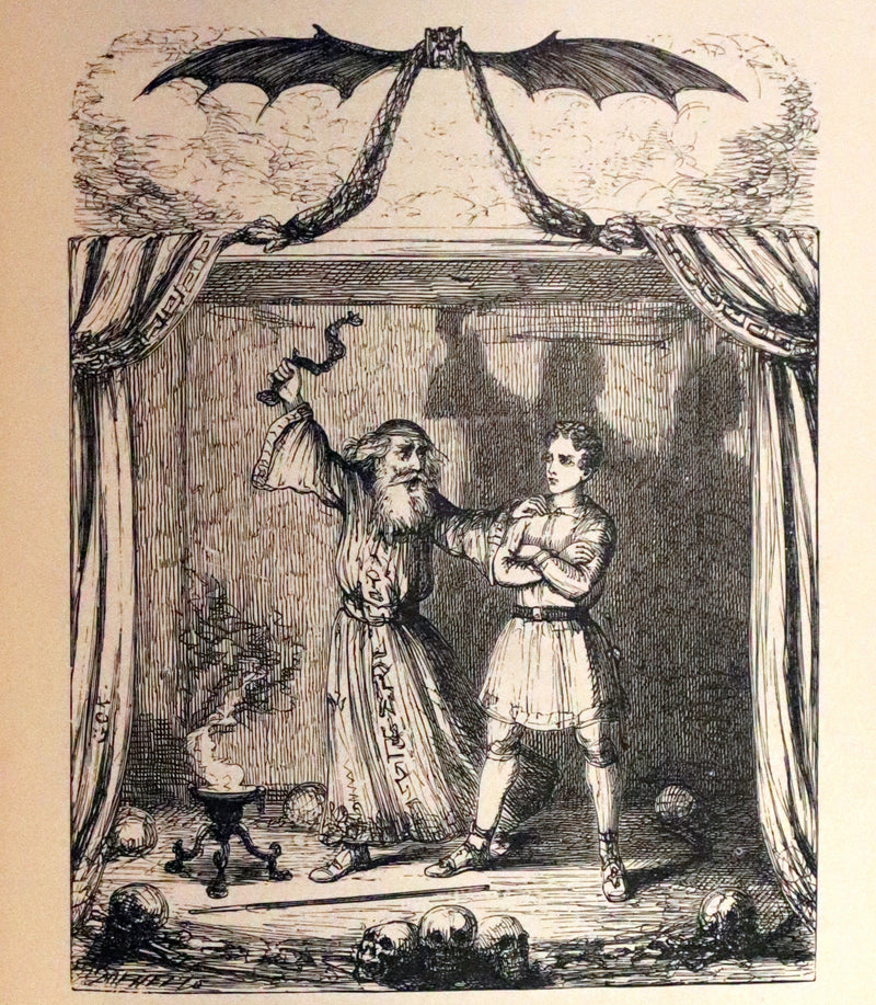 1870 Beautiful Binding - INGOLDSBY LEGENDS Illustrated by Cruikshank, Leech and Tenniel.