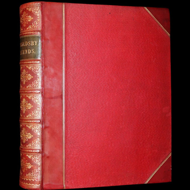 1870 Beautiful Binding - INGOLDSBY LEGENDS Illustrated by Cruikshank, Leech and Tenniel.