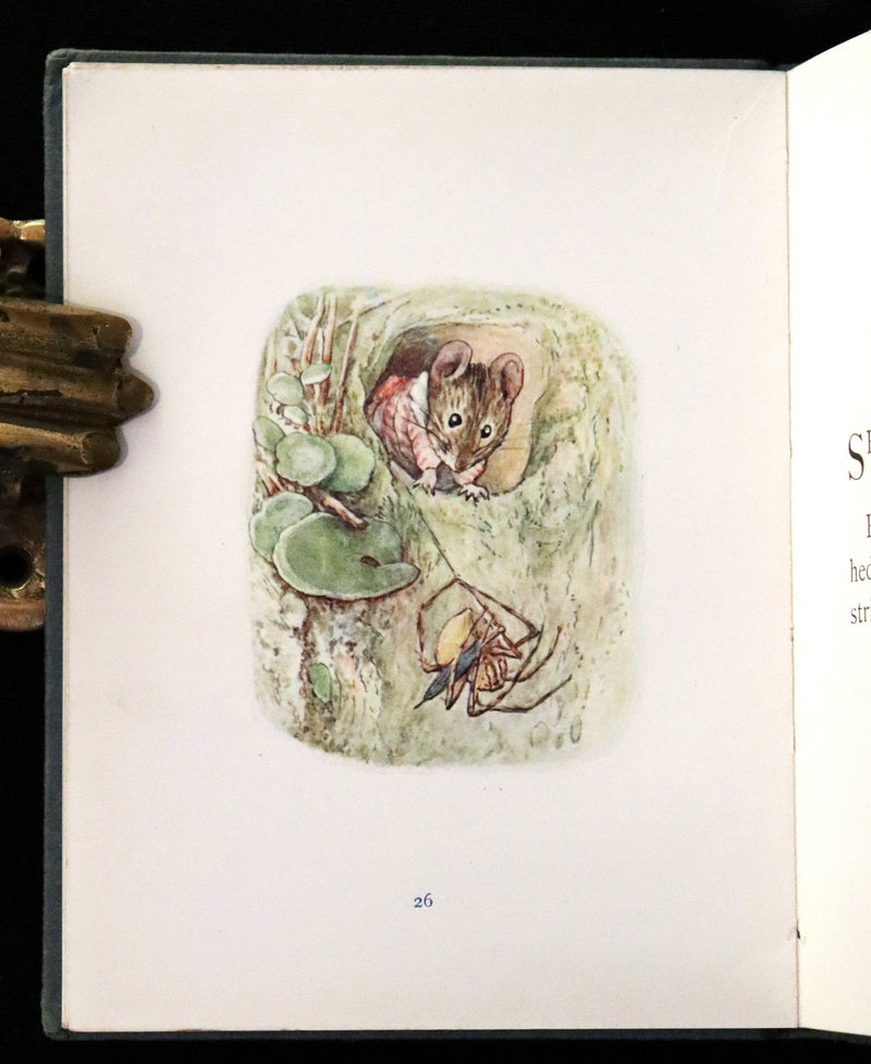 1910 Rare First Edition - The Tale of Mrs. Tittlemouse by Beatrix Potter.