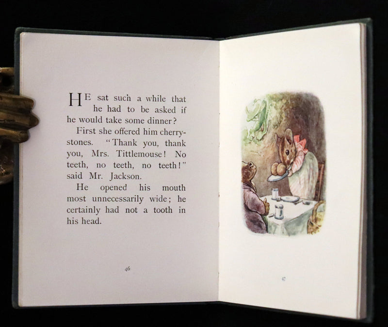 1910 Rare First Edition - The Tale of Mrs. Tittlemouse by Beatrix Potter.