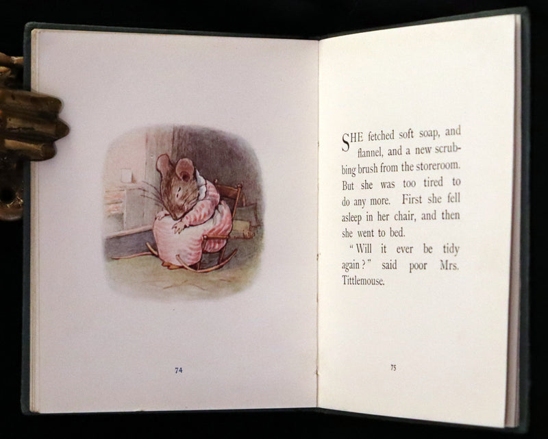 1910 Rare First Edition - The Tale of Mrs. Tittlemouse by Beatrix Potter.