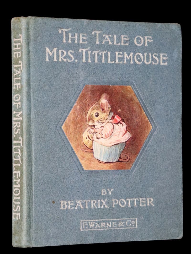 1910 Rare First Edition - The Tale of Mrs. Tittlemouse by Beatrix Potter.