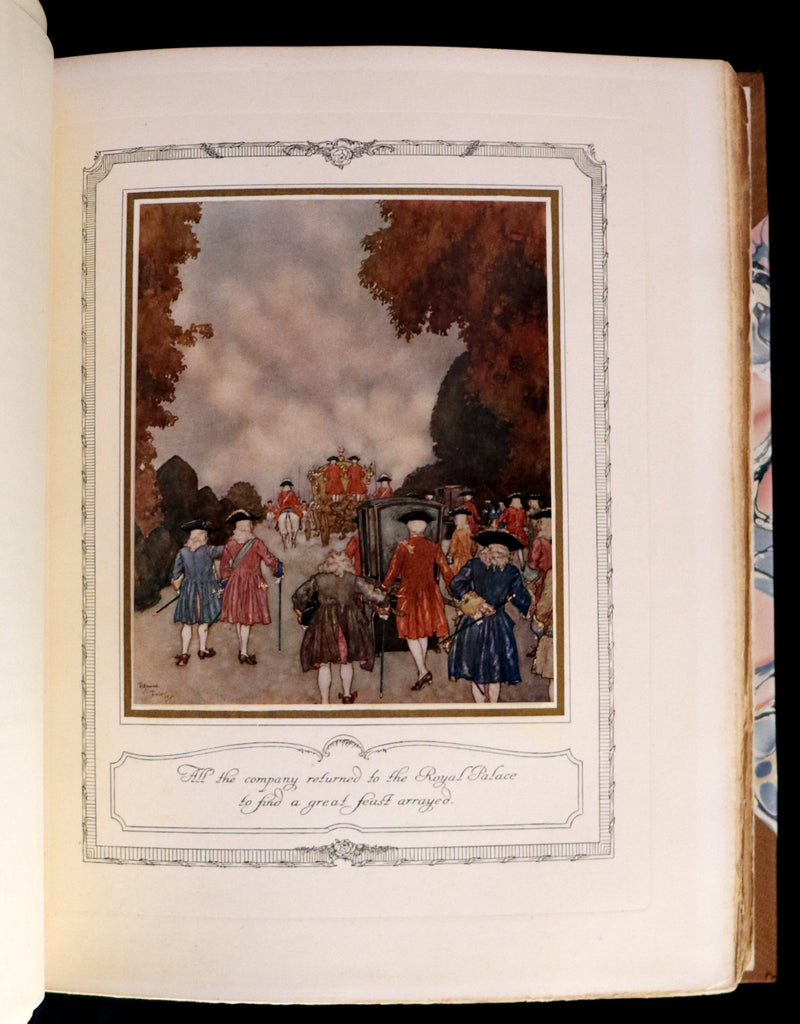 1910 Rare Signed Limited First Edition #61/1000 - Edmund Dulac's Sleeping Beauty and Other Fairy Tales. Illustrated.