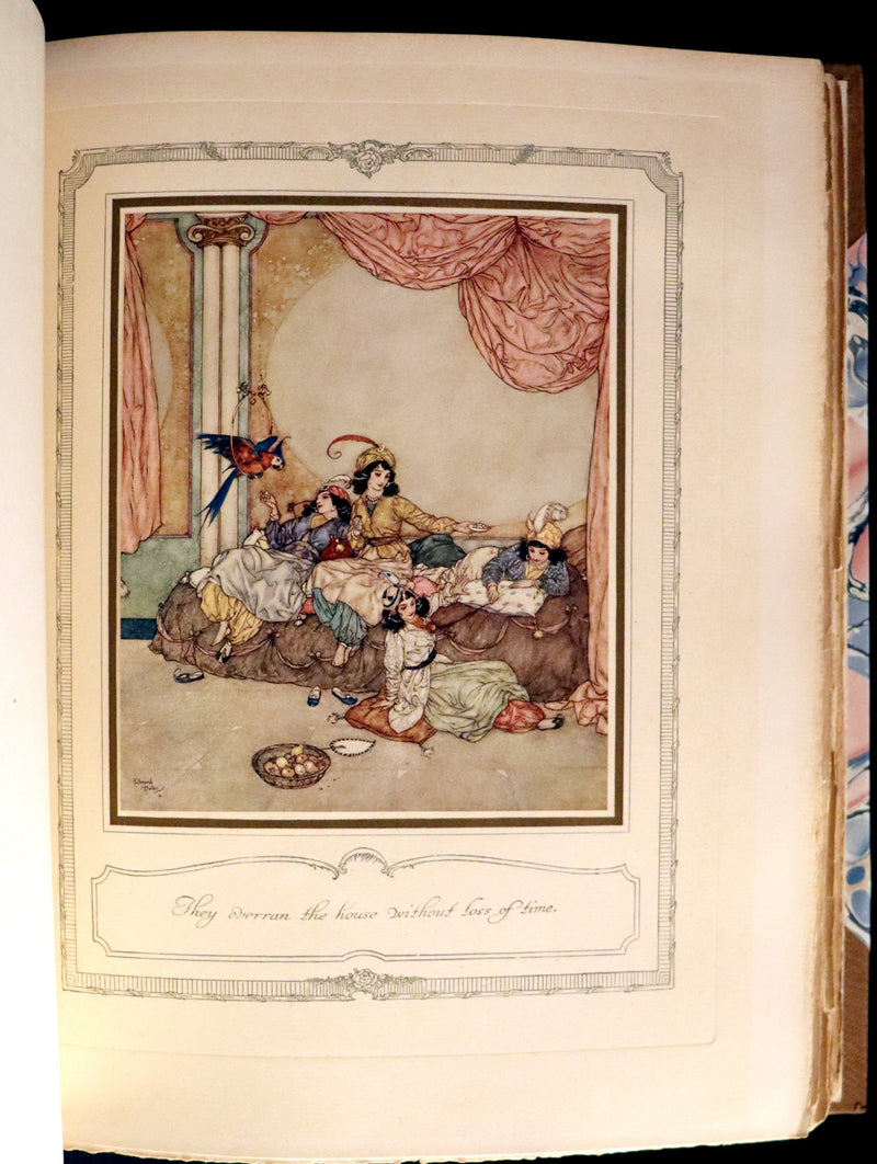 1910 Rare Signed Limited First Edition #61/1000 - Edmund Dulac's Sleeping Beauty and Other Fairy Tales. Illustrated.