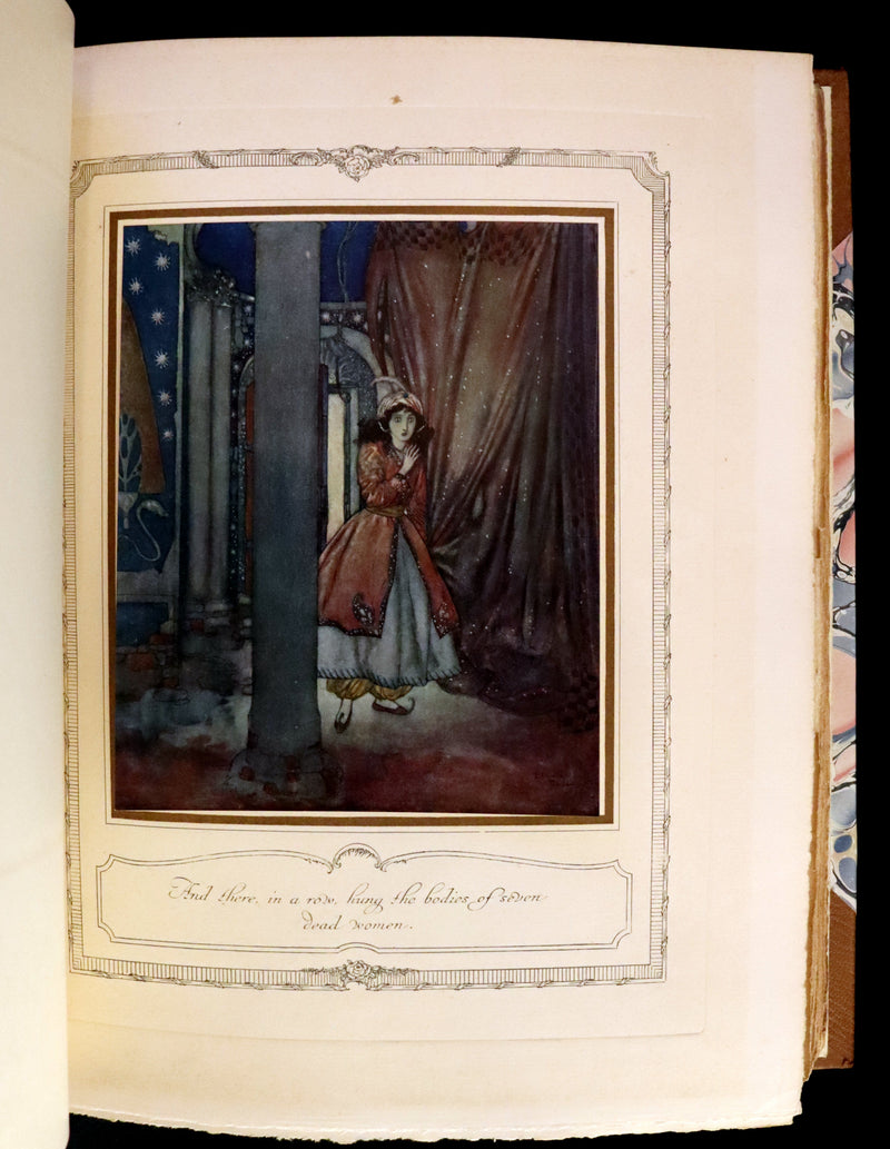 1910 Rare Signed Limited First Edition #61/1000 - Edmund Dulac's Sleeping Beauty and Other Fairy Tales. Illustrated.