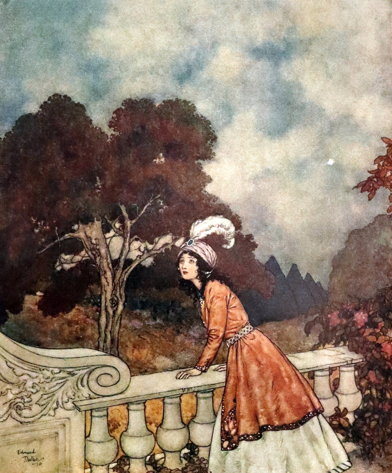 1910 Rare Signed Limited First Edition #61/1000 - Edmund Dulac's Sleeping Beauty and Other Fairy Tales. Illustrated.