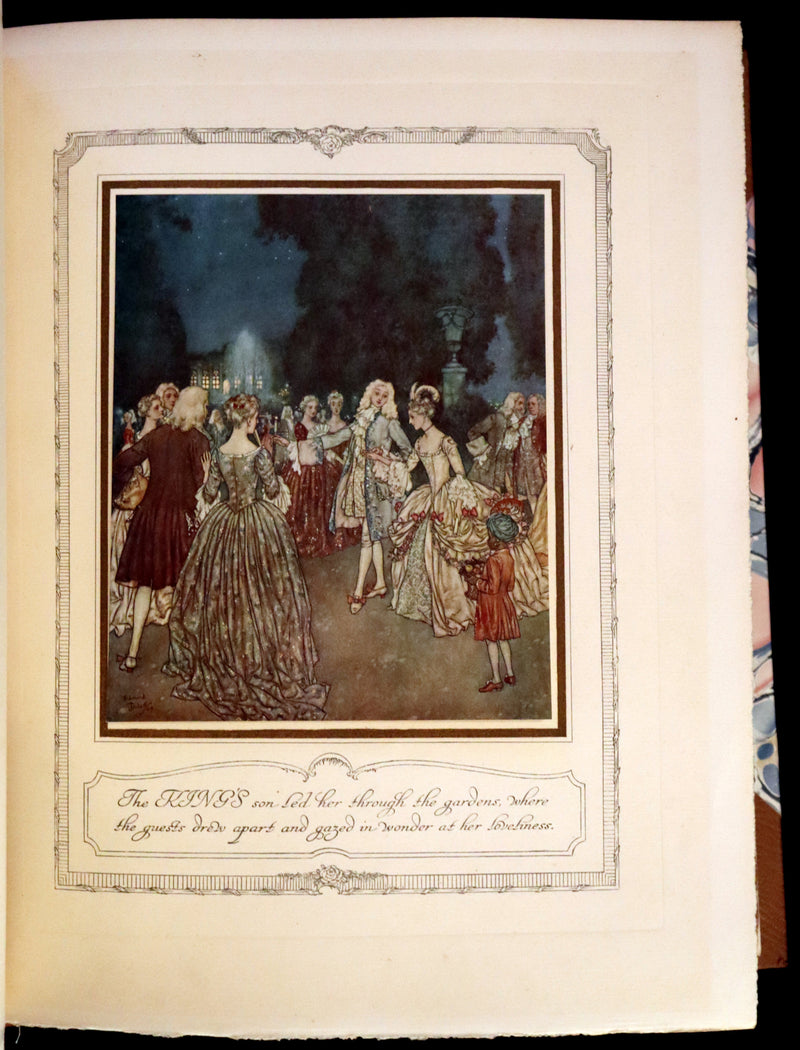 1910 Rare Signed Limited First Edition #61/1000 - Edmund Dulac's Sleeping Beauty and Other Fairy Tales. Illustrated.