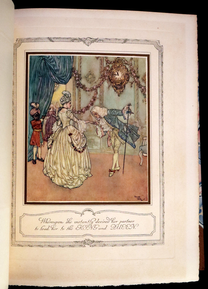 1910 Rare Signed Limited First Edition #61/1000 - Edmund Dulac's Sleeping Beauty and Other Fairy Tales. Illustrated.