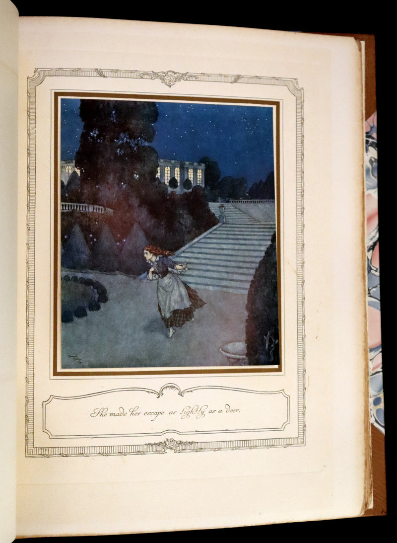 1910 Rare Signed Limited First Edition #61/1000 - Edmund Dulac's Sleeping Beauty and Other Fairy Tales. Illustrated.