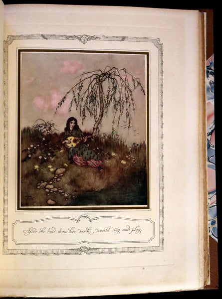 1910 Rare Signed Limited First Edition #61/1000 - Edmund Dulac's Sleeping Beauty and Other Fairy Tales. Illustrated.
